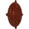Ekena Millwork Haylynn Ceiling Medallion (Fits Canopies up to 1 1/4"), 29 1/8"OD x 1 1/4"ID x 4"P, Firebrick CM29HYFIF - alternate 5